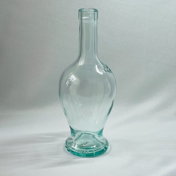 Vetreria Etrusca VE Spirit Wine Bottle Vintage Green Glass Made in Italy 16 oz - Picture 2 of 9